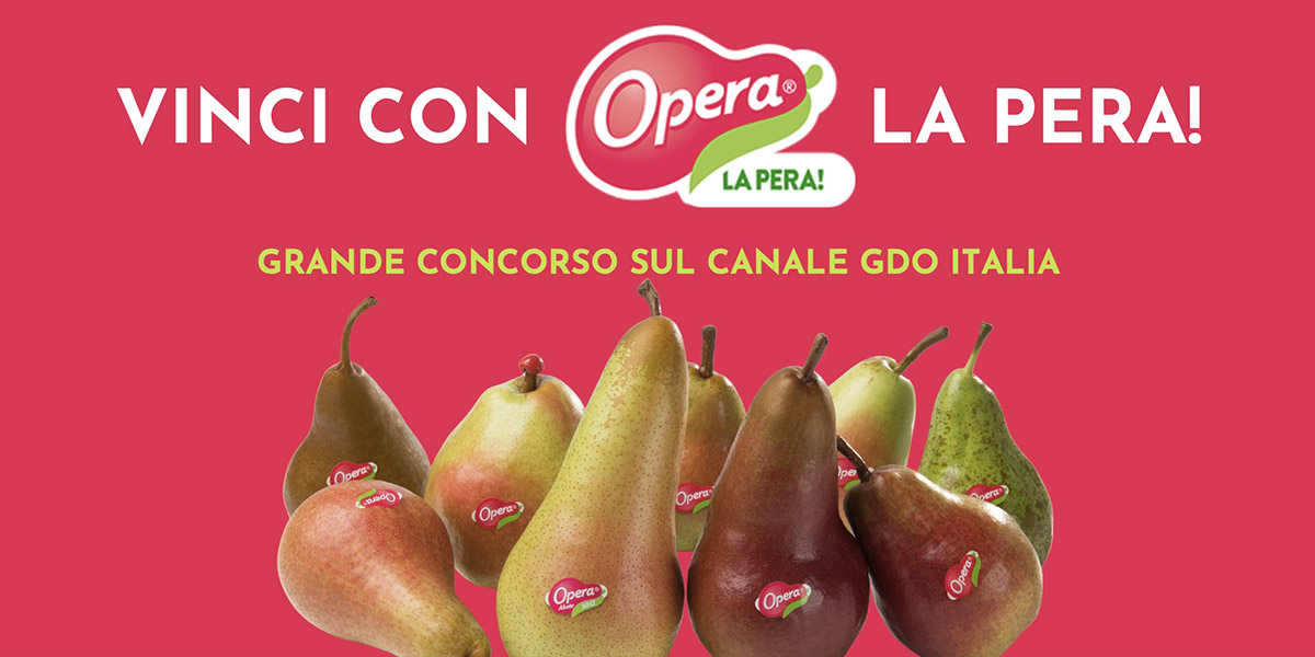 Opera La Pera, al via il concorso esclusivo con premi high-tech per chi acquista in Gdo